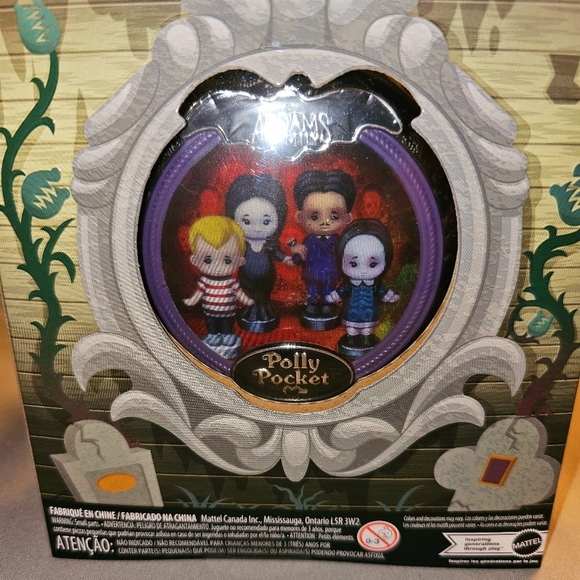 Polly Pocket The Addams Family Collectors Set Mattel Wednesday Morticia Gomez - Picture 6 of 11